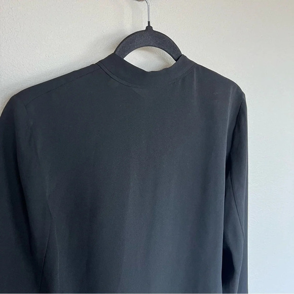 NWOT A.L.C. Danielle Long Sleeve Silk Blouse Black Tie Neck Casual Women’s 6 - Picture 10 of 11
